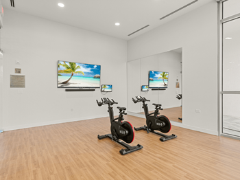 24-Hour yoga and spin studio with wellbeats® on-demand fitness classes
